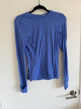 lululemon athletica Long Sleeve Crew in Periwinkle